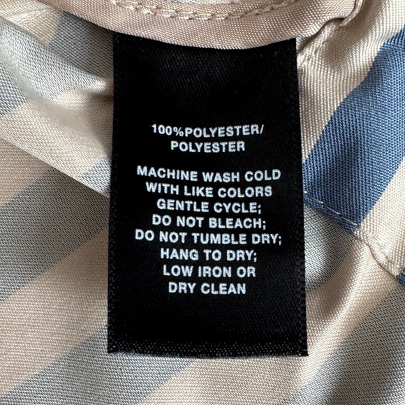 Lafayette 148 New York Jayna Blue White Stripe Drawstring Jacket Like New - Picture 10 of 11